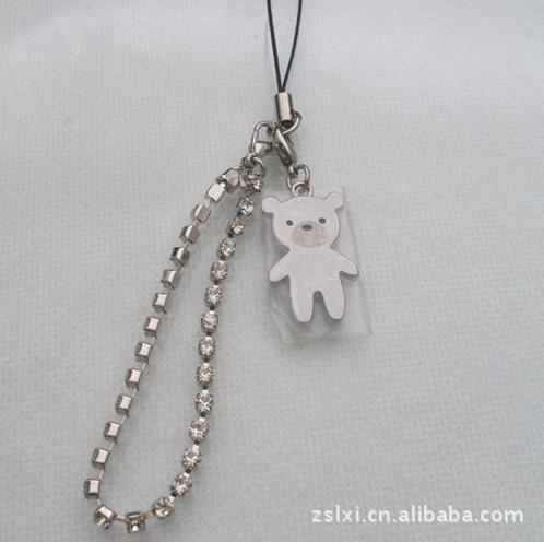 【锌合金情侣手机绳、时尚新款金属手机绳】价格,厂家,图片,金属工艺品,中山市雄辉金属制品厂-马可波罗网