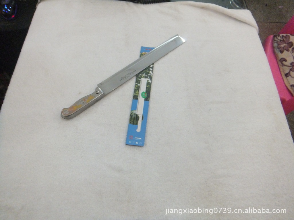 供应 双金鱼40长西瓜刀 批发水果刀 刀具 厨用
