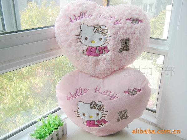 特價 真正 廠傢直銷爆款Hello Kitty優質毛絨靠墊|抱枕|靠枕工廠,批發,進口,代購