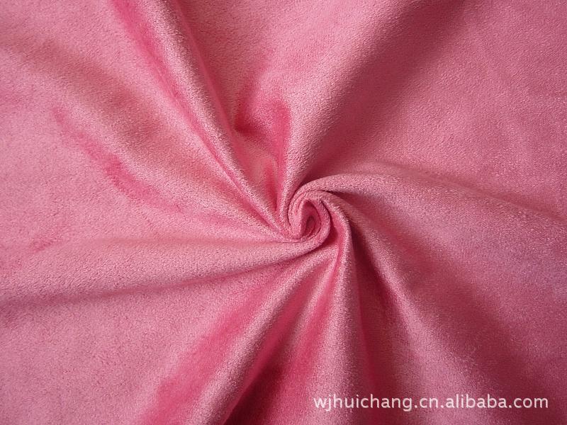 纬编麂皮绒 纬编针织布 纬编面料 海岛丝鹿皮绒