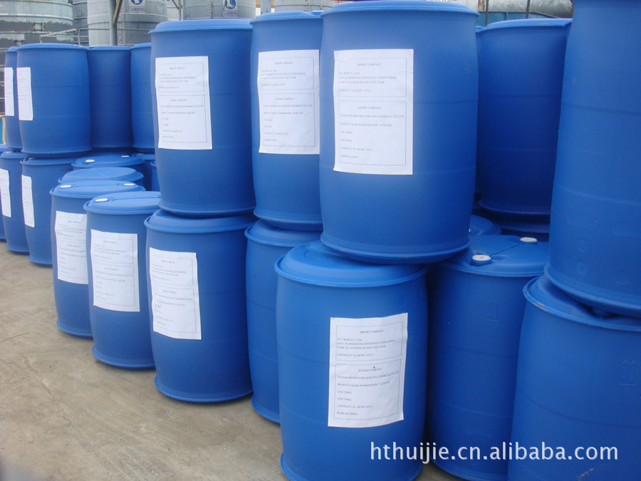 -公司长期销售质优价廉汇捷55%工业氢氟酸-氢