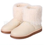 【廠傢直銷】批發供應186防滑時尚保暖中筒女雪靴 #