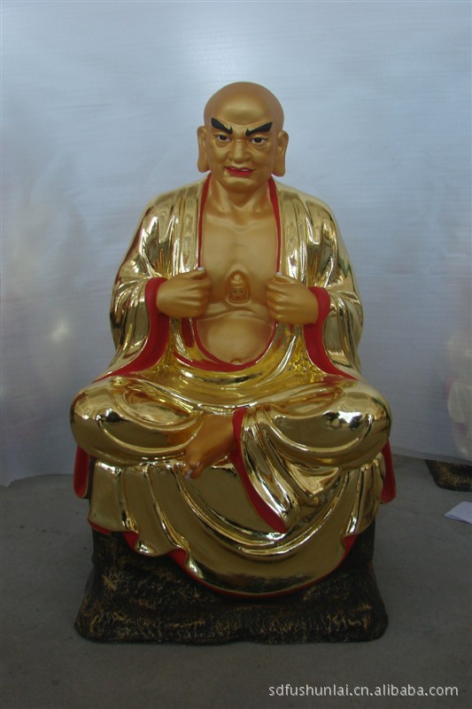厂家供应 法相庄严 88cm 坐像 寺庙佛像 十八罗汉 承接寺庙工程