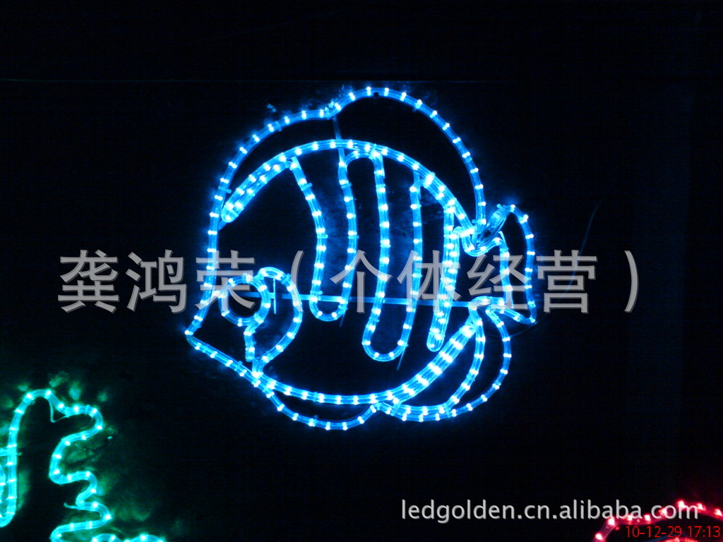 【订做】LED圣诞快乐,新年快乐中英文示意图