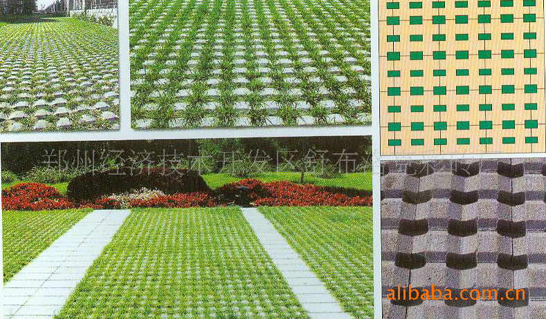 井字型草坪砖 彩砖 专业生产销售高品位彩砖 批发价 植草砖