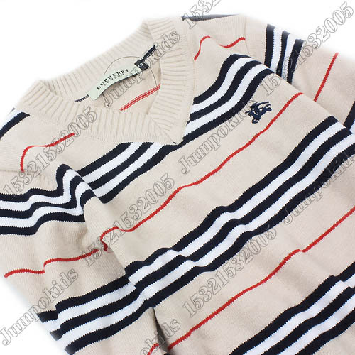 批发供应外贸童装 英国品牌<em>儿童</em>条纹<em>毛衣</em> <em>两色</em>