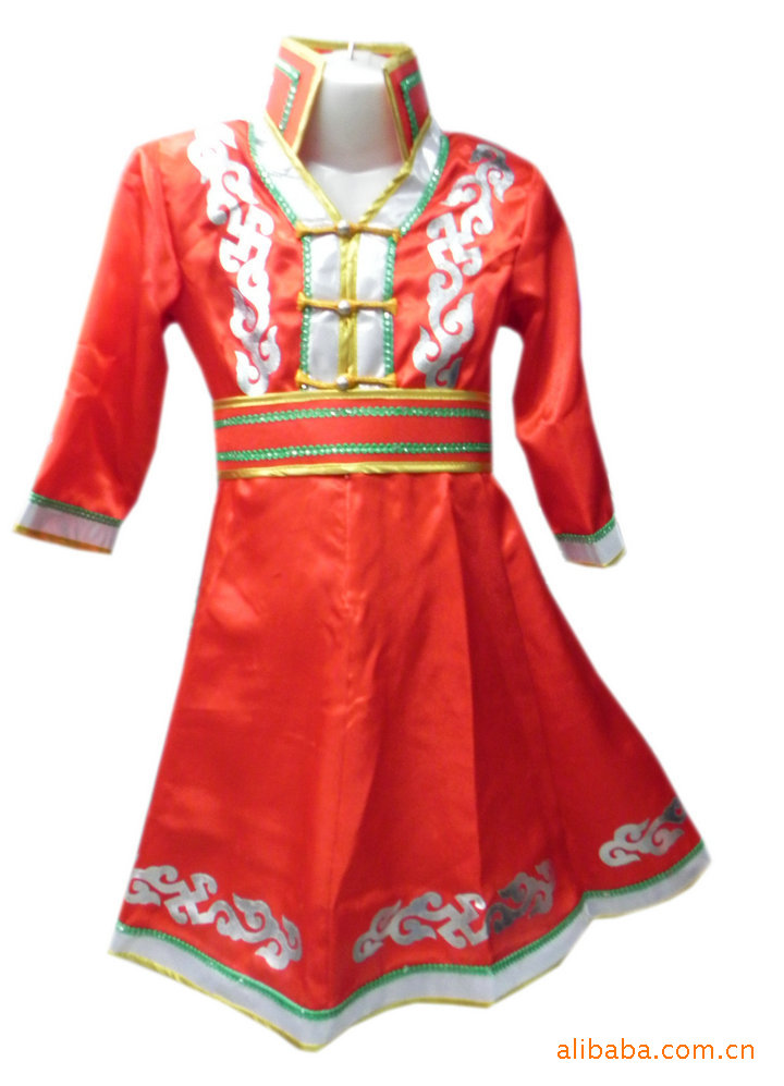 【批发少数民族演出服饰 儿童演出服装 小蒙古