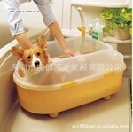 宠物清洁用品 日本IRIS爱丽丝/爱丽思 宠物浴盆BO-600E黄