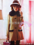 lena著vivi11月pinky girls蝴蝶結毛毛領氣質大衣外套(現貨）