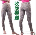 批发供应竹纤维斑马纹九分裤 打底裤24016K-4
