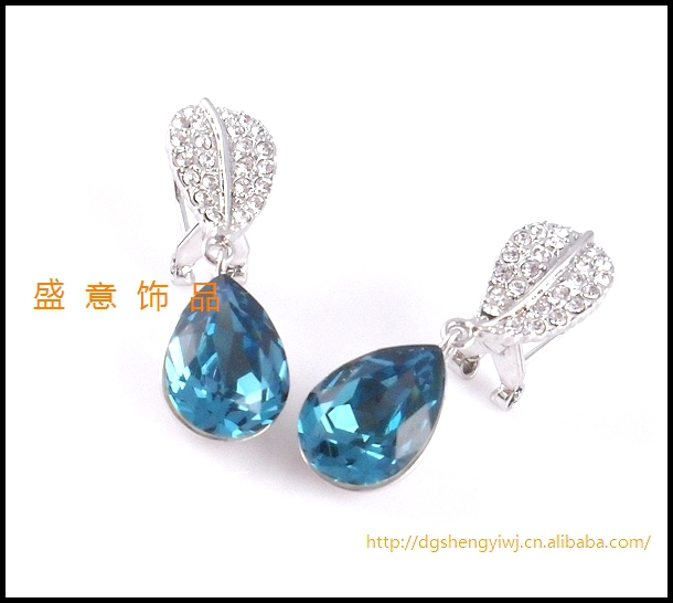 水晶耳环