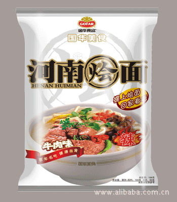 筋霸王酸辣牛肉面/袋面/买一箱送3袋