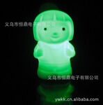 厂家直销 可爱背包娃卡通小夜灯 七彩小夜灯批发地摊 搪胶塑料