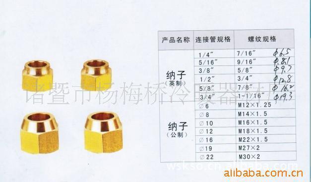 供应优质铜纳子,铜螺母,铜接头