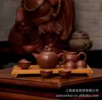 和记张生926(瑞兽吉祥紫砂套杯)|宜兴紫砂茶杯|瑞兽吉祥套杯