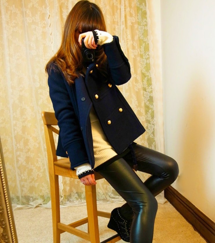 2011冬装新款<em>女装</em> <em>拿破仑</em>军装羊毛呢短款外套
