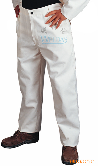 威特仕weldas白色帆布工作服,工作裤 33-9500 33-8167