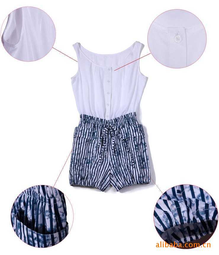 广州供应 2011夏装新款欧美<em>连体短裤 厂家</em>直销