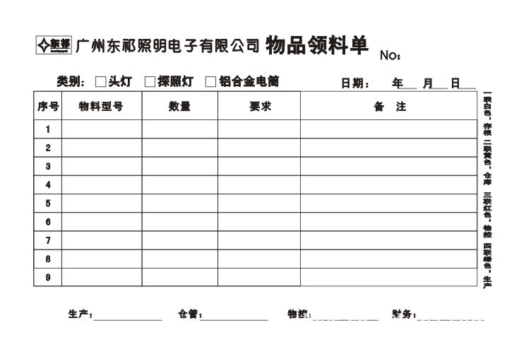 不同规格,不同纸质:各类表格单据印刷