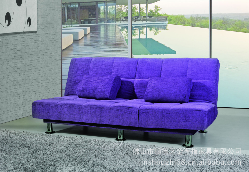JSZ-8829#紫色沙发床,年轻一族沙发床,金手指