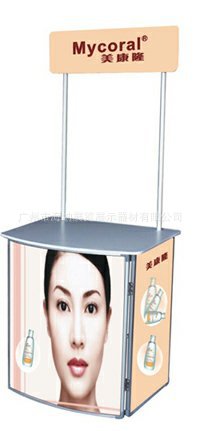 铝框弧型促销台 (1)