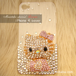ƻ��4��iphone4 3GS�ֻ�������hello kittyˮ����� �ֻ���