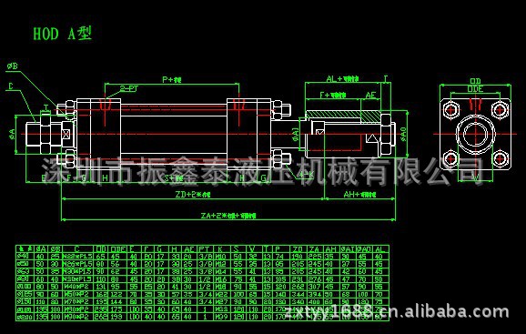 深圳油缸厂家大量订做高标准,特殊规格,材质液压油缸