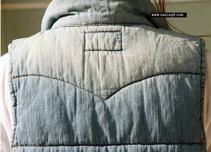 【2011新款时尚<em>复古</em>牛仔<em>棉马甲</em> <em>棉背心</em> 百搭马