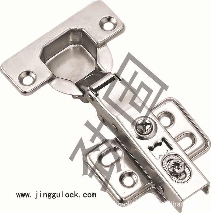 劲固五金配件液压铰链,直弯5117,材质:冷轧钢板