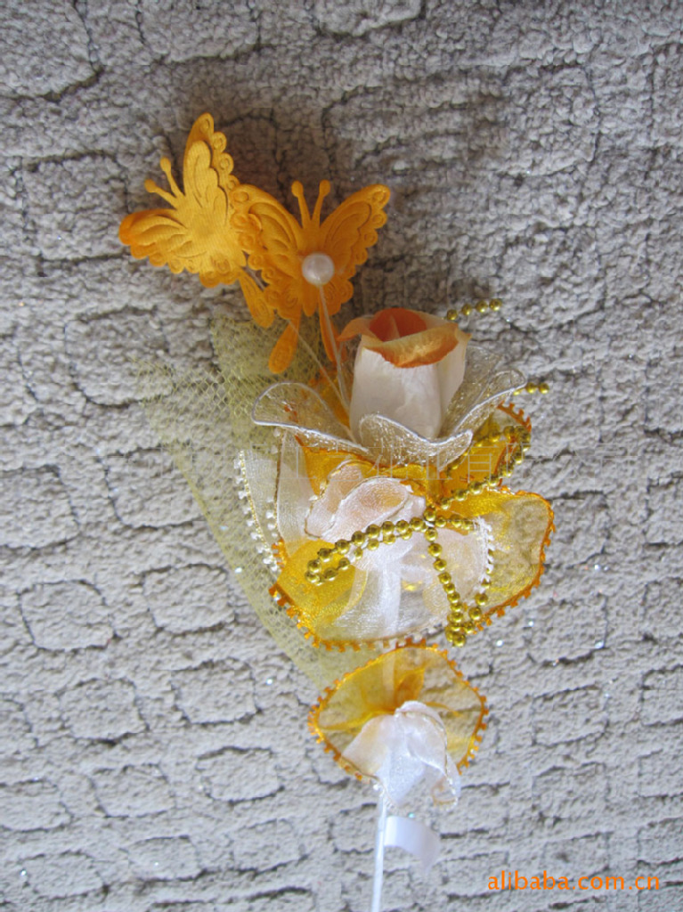 【厂家直销各类马来西亚婚庆鸡蛋花,牙签花串