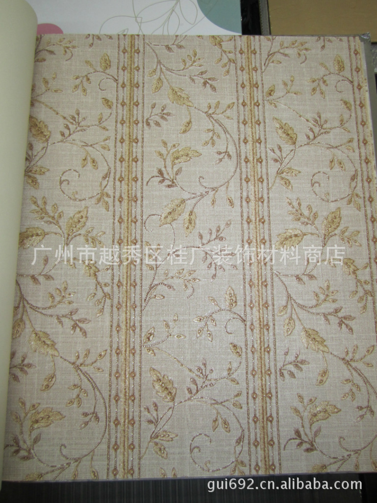 桂广墙纸53033意大利风格高贵深压纹壁纸房间