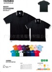 供应60%棉200g现货男女装间色领不掉色不起球商务工作服T恤