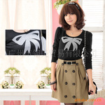 ������Q1942����Ůװ OLͨ����������������ƴ������ȹ(��Ƥ��)