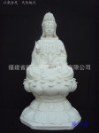 【典尚堂】观音菩萨12寸阿弥陀佛德化白瓷娑婆三圣地藏王菩萨祥狮