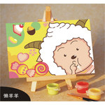 达凡奇数字油画厂家 数字油画批发代理加盟diy10*15 懒羊羊