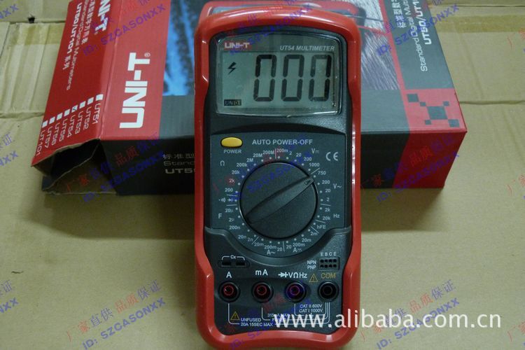 原装优利德UT54 优利德万用表UT-54数字万用