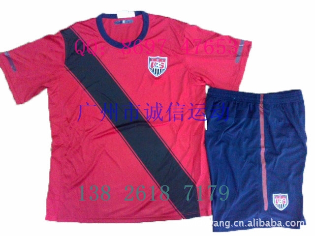 【2011-12新款国家队足球服*USA-美国队主场