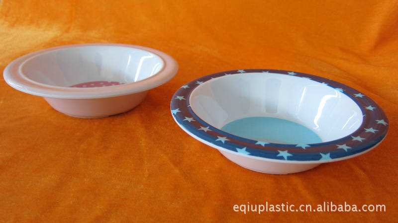 【生产销售仿陶瓷密胺环保料儿童用小碗、学校
