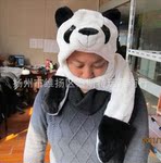 扬州厂家批发供应 秋冬新品 情侣卡通动物帽子 毛绒玩具长帽