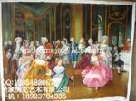 手绘高档精美油画 欧美油画 写实油画 宫廷人油画BK14