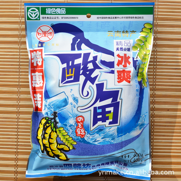 【云南特产税坊冰爽酸角400克纯金谷肉酸乾安酸角鸭脖王图片