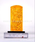 厂家直销供应 古法琉璃礼品 龙行天下 盛世兴隆 玉龙宝玺(图)