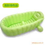 厂家直供*曼波鱼屋环保材料清新绿色PVC充气浴盆