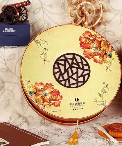 食品包装-北京圆型月饼盒厂 圆型月饼包装盒厂