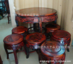 越南红木家具 红酸枝圆形 餐台 红木餐桌 餐桌 红木家具