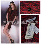 专柜秋季新款 热销长款V领女式外套 纽扣开衫外套 品牌折扣尾货