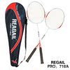 Students sporting goods wholesale Regail 718A badminton high quality aluminum body high quality at low price