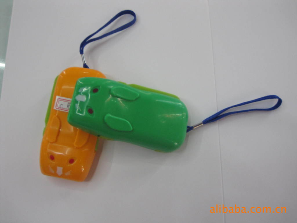 【LED小兔崽手压式双灯手电筒省电环保电筒、