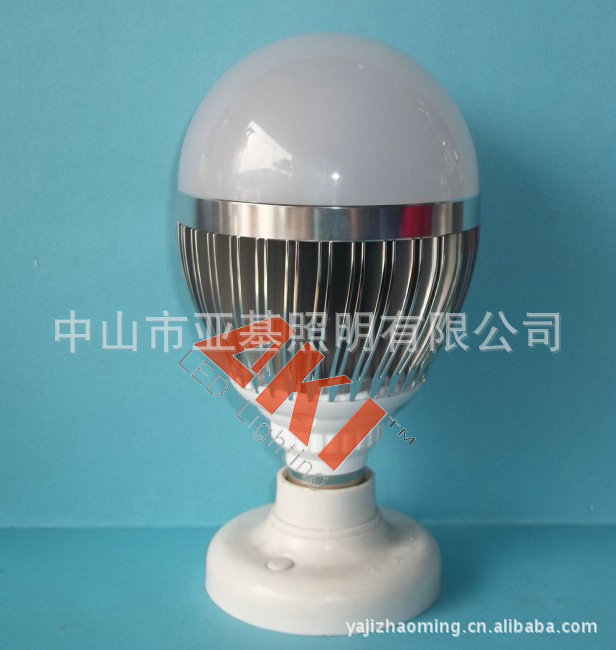 【亚基照明 12*1W大功率LED球泡灯室内照明