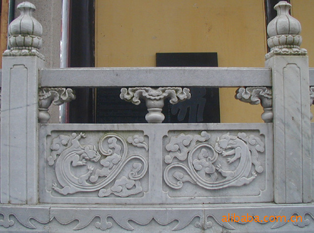 生产定做优质雕刻青石栏杆,做工美观大方的青